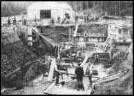 The factory under construction in 1892.
